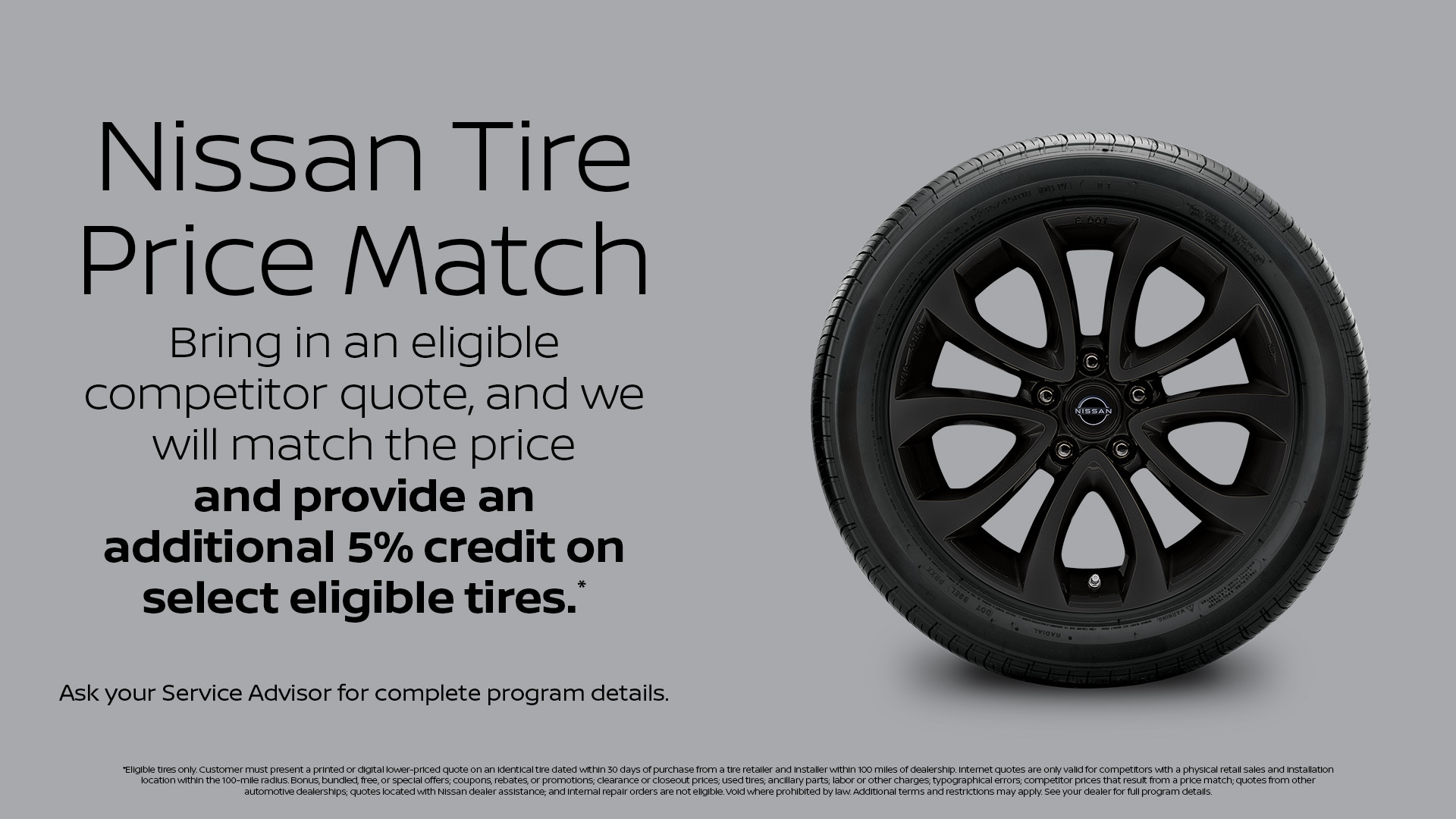 WE PRICE MATCH TIRES!!!