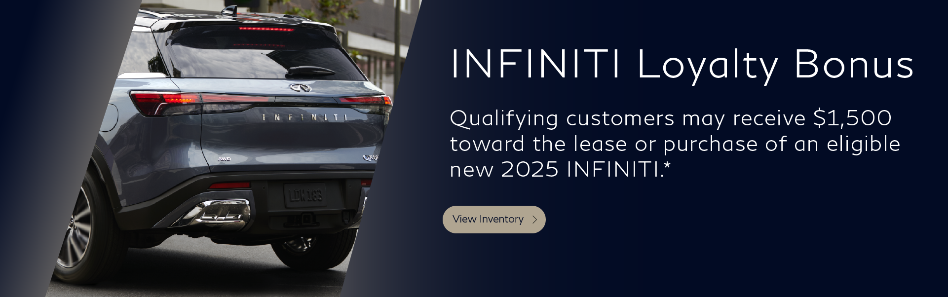SD INFINITI Loyalty Bonus