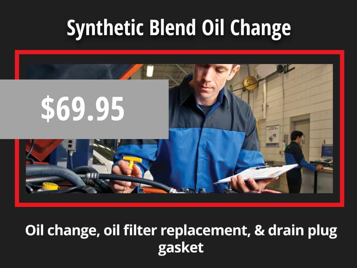 Synthetic Blend Oil Change