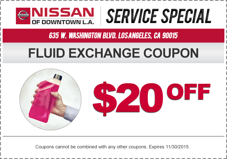 Take a Look at Our Nissan Service Specials