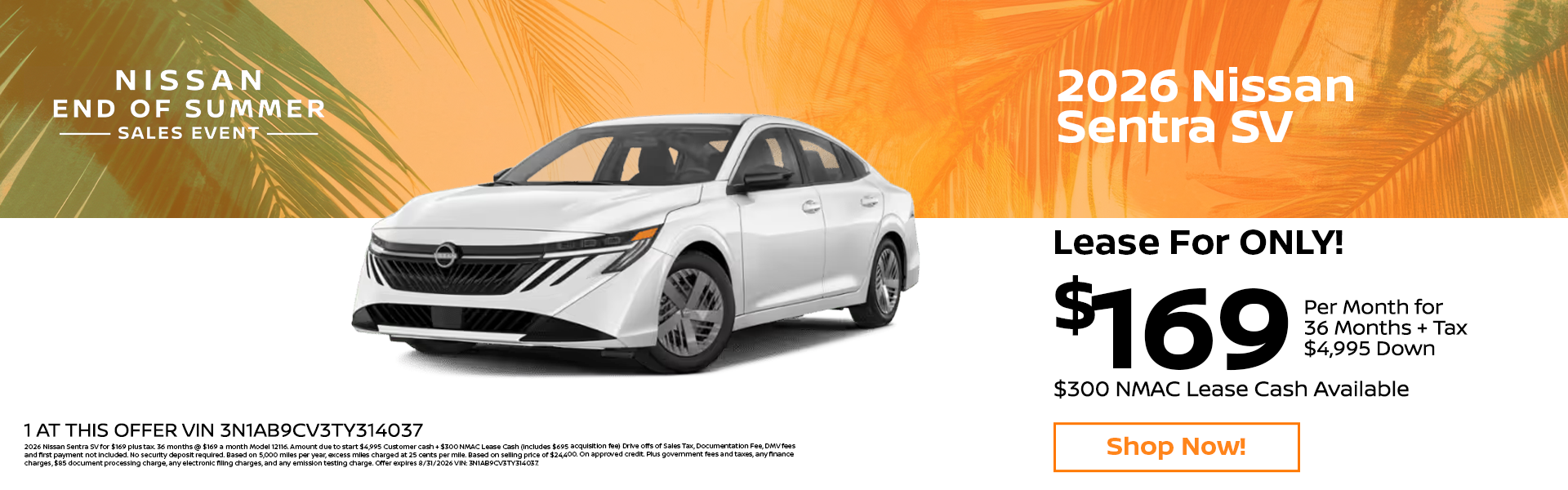 Sentra lease