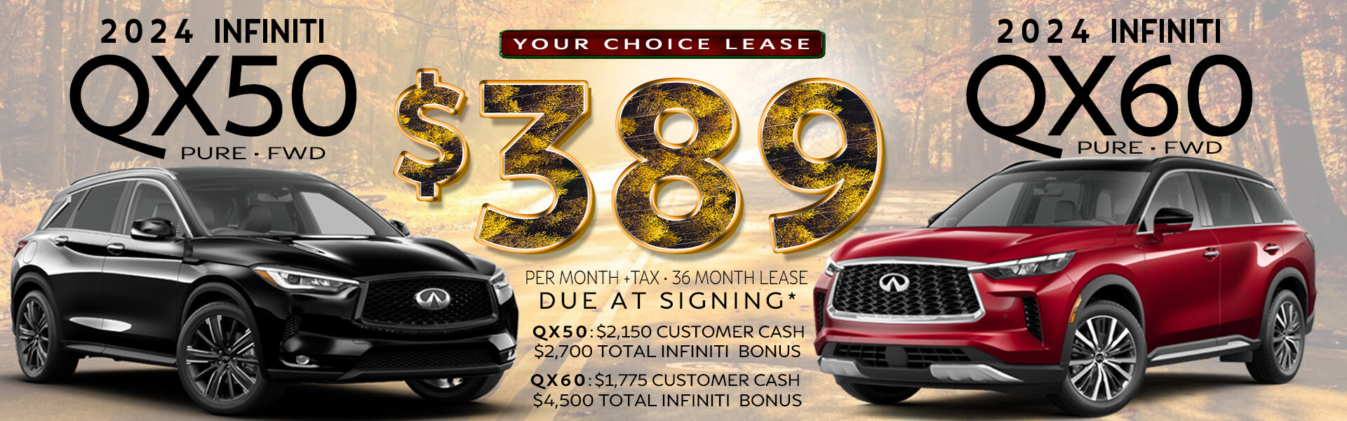 Your Choice Lease $389