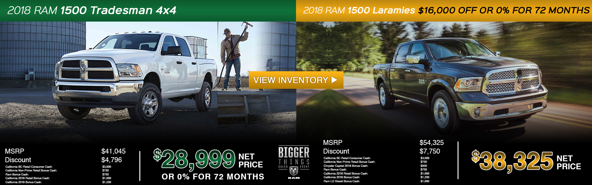 RAM 1500 Lamarie/Tradesman
