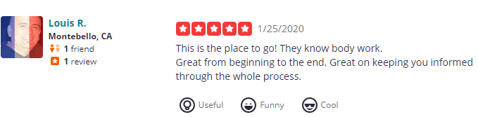 yelp review