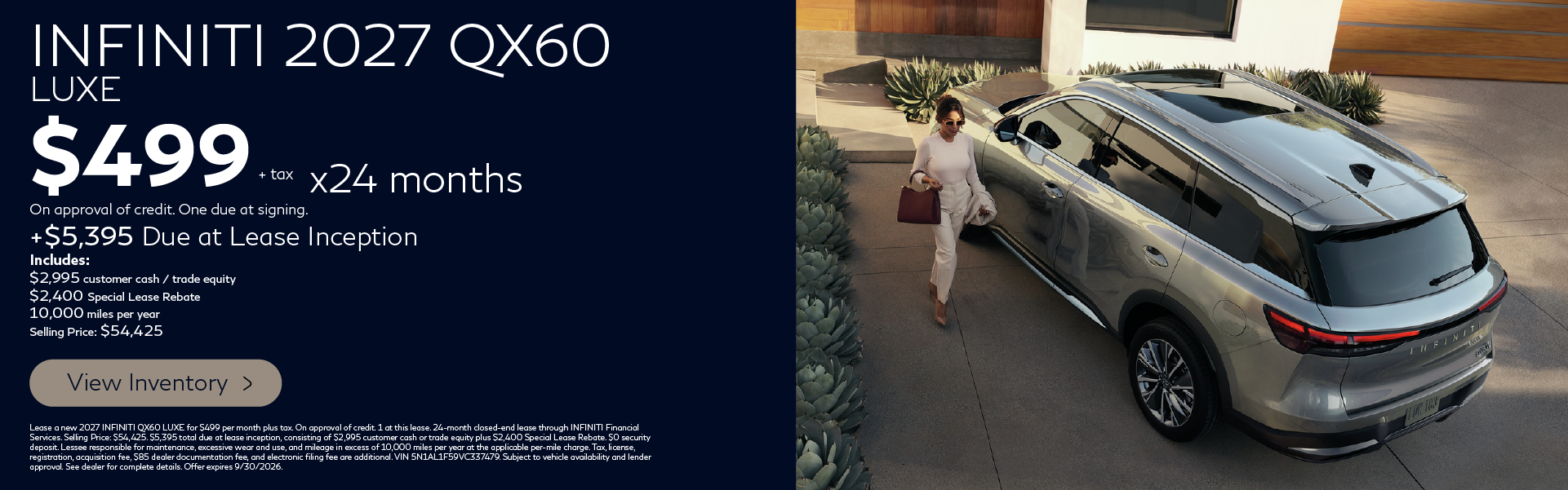 2027 QX60 Lease