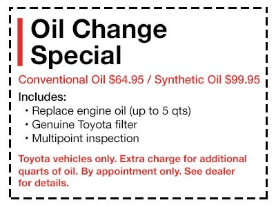 Oil Change Special