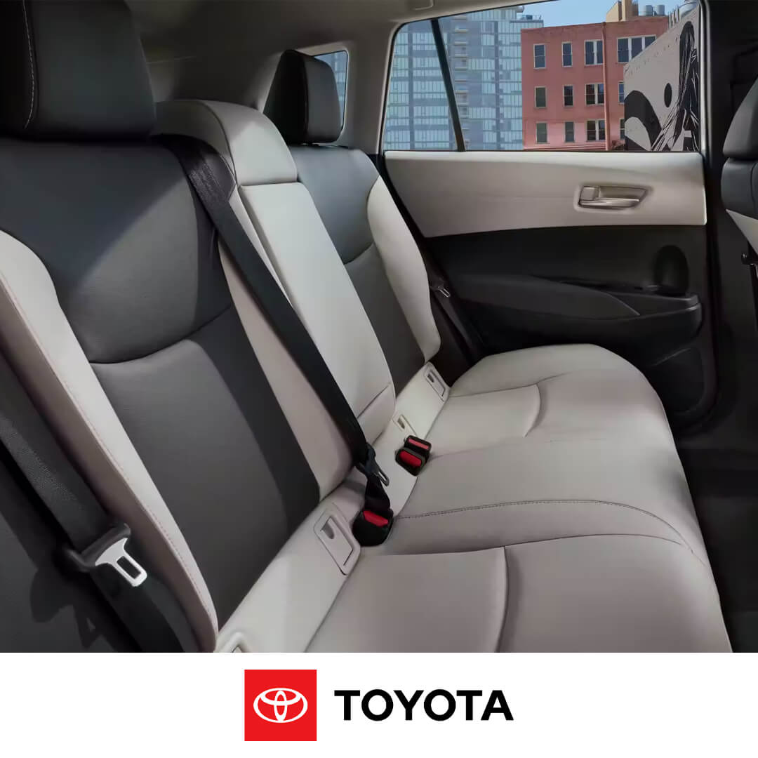 2023 Corolla Cross Interior backseat