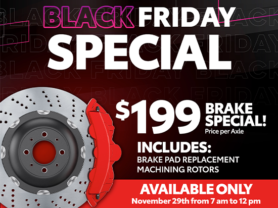 Black Friday Brake Special!