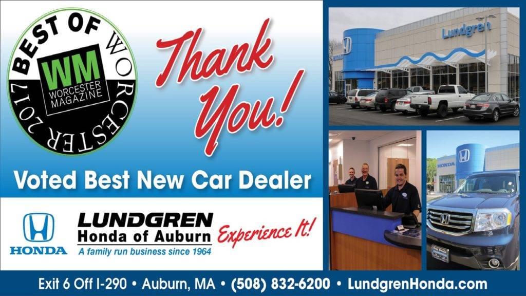 Voted Best New Car Dealer - Lundgren Honda of Auburn Experience It!