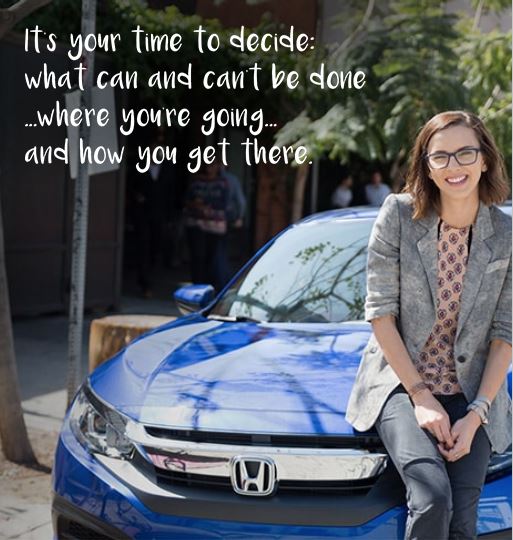 It's your time to decide: what can be and can't be done...where you're going...and how you get there