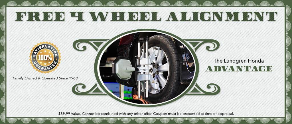 Free 4 wheel alignment