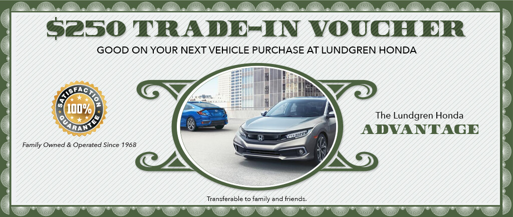 $250.00 trade-in voucher