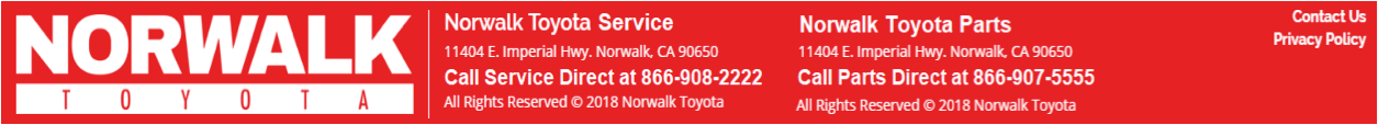 Norwalk Toyota Parts and Service