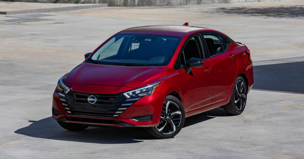 2025 Nissan Altima in the middle of an area
