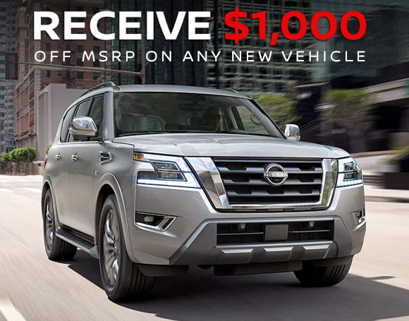 Receive $1,000 On Any New Vehicle