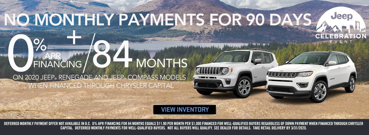 Jeep No Payments For 90 Days in City of Industry CA