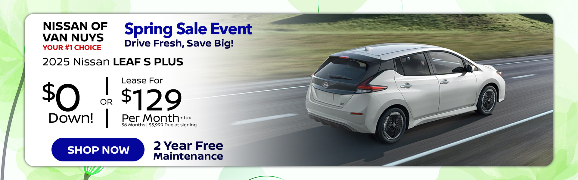 2025 NISSAN LEAF S PLUS