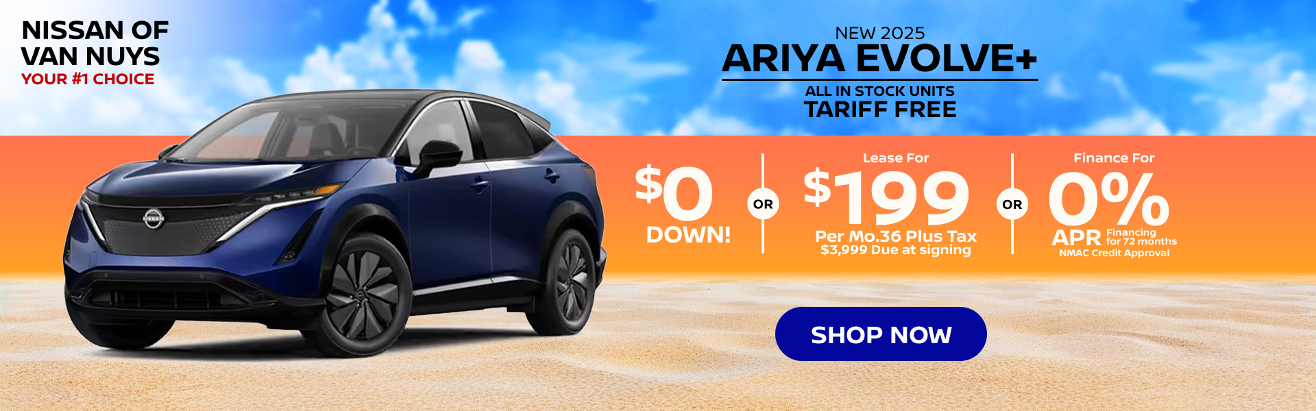 2025 NISSAN ARIYA EVOLVE+