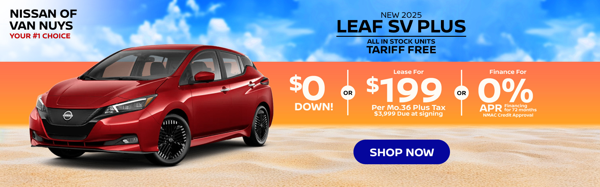 2025 NISSAN LEAF SV PLUS