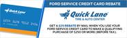 Special Prices Now Available For Raceway Ford s Quick Service Lanes