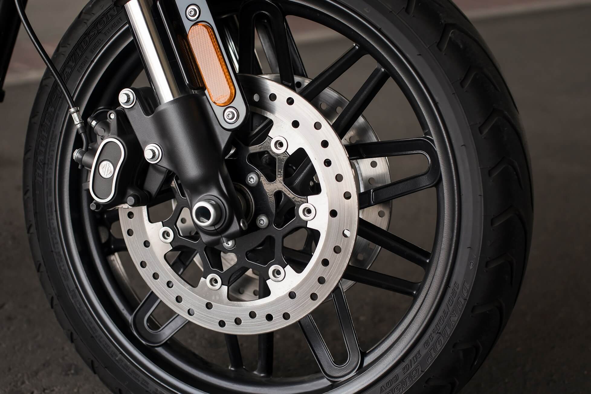 Dual Disc Front Brakes With Floating Rotors