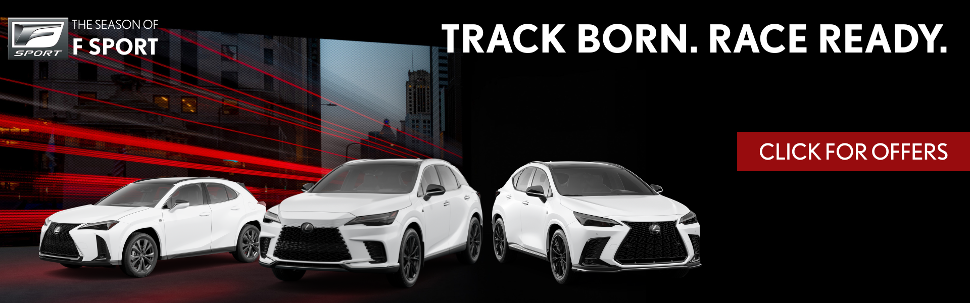 The Season of F Sport Monthly Offers