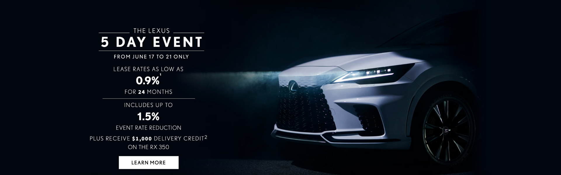 Lexus 5 Day Event