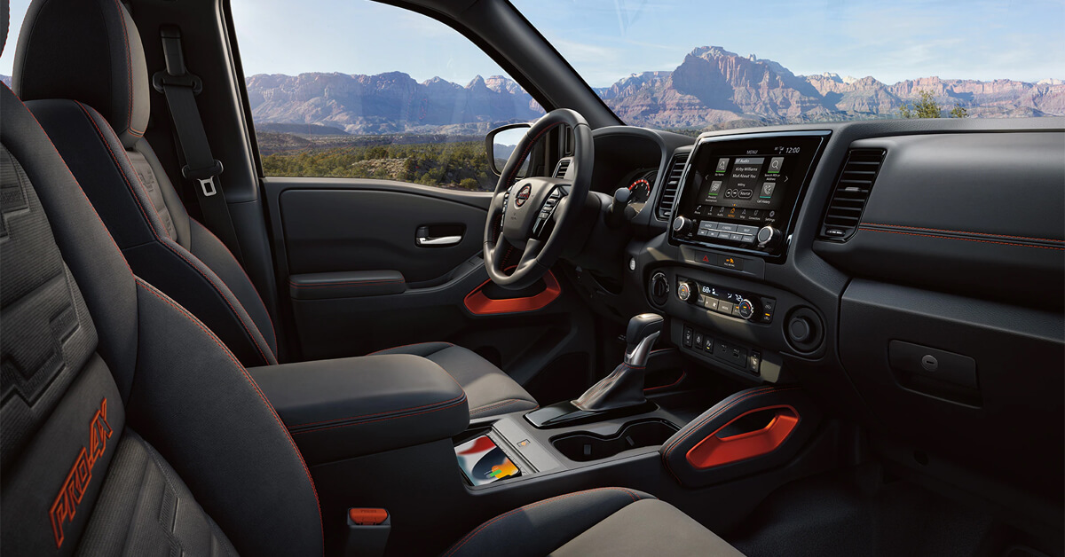 2023 Nissan Frontier - Interior Dashboard and Front Seat