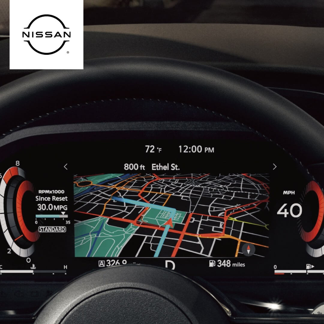 2023 Nissan Rogue Dashboard Display