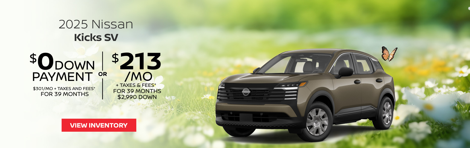 2025 Nissan Kicks Lease offer
