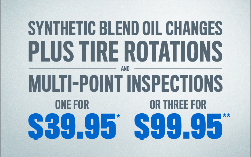 Synthetic Blend Oil Changes