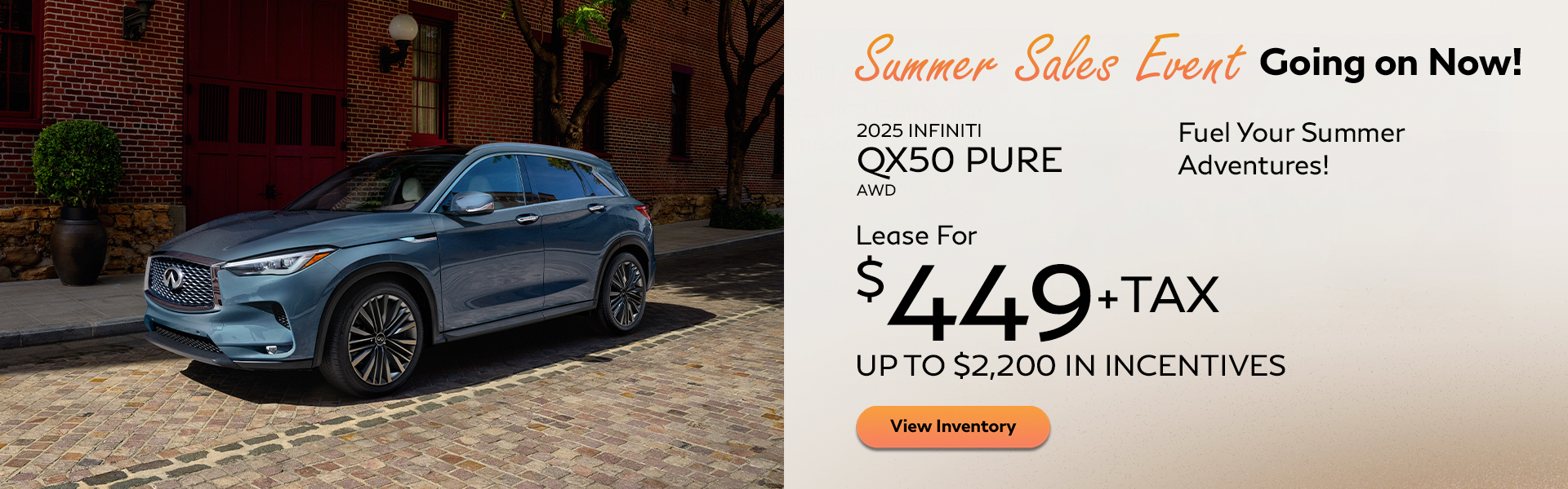 qx50 lease offer