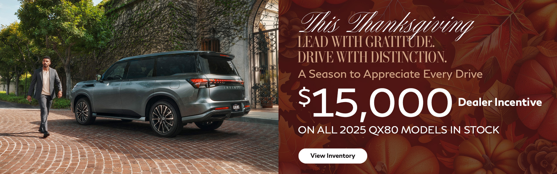 2025 QX80 Cash Bonus QX80 cash offer