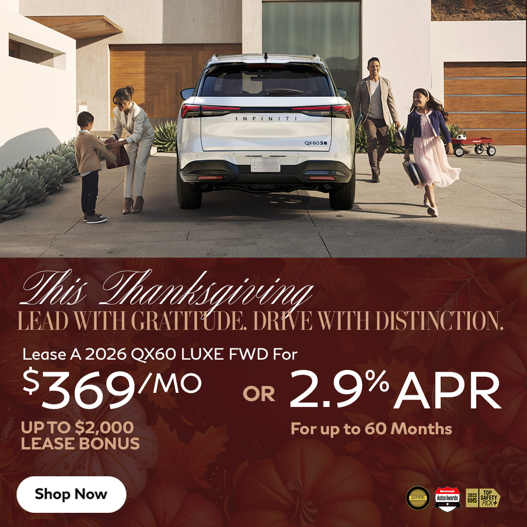 INFINITI 2026 QX60 Lease qx60 luxe lease offer