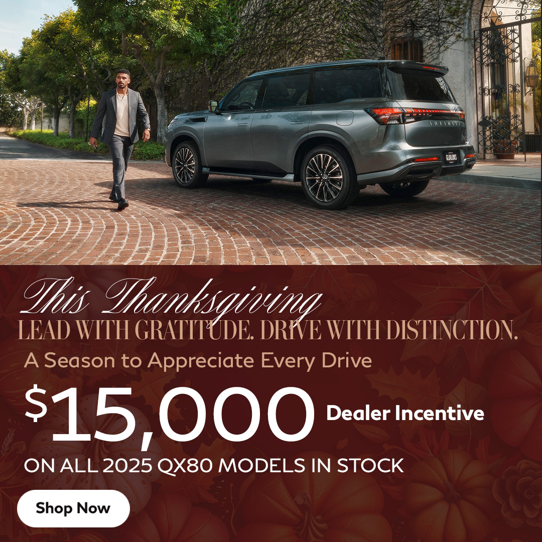 2025 QX80 Cash Bonus QX80 cash offer