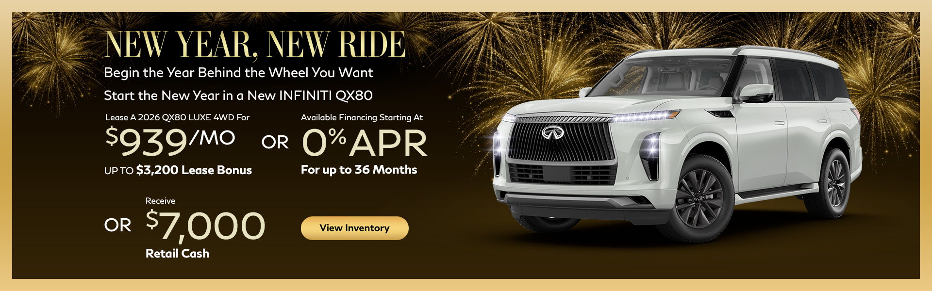 QX80 lease offer
