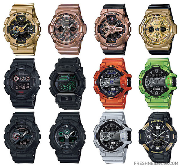 G-Shock and Baby-G Watches