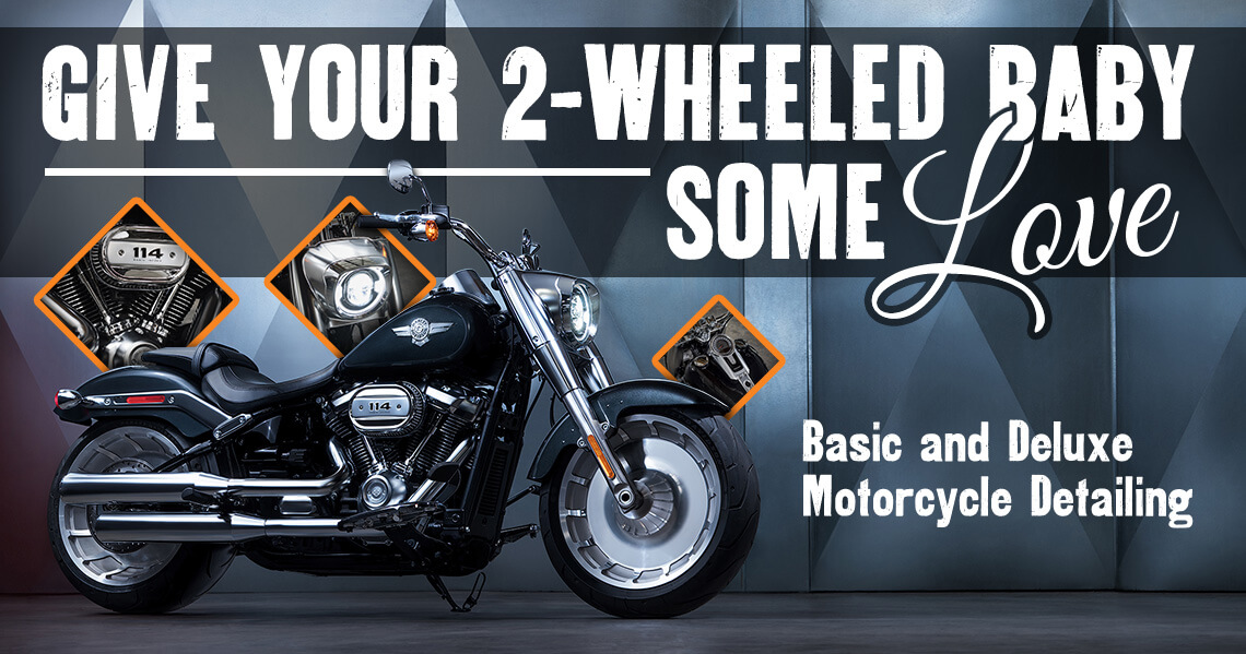 Basic and Deluxe Motorcycle Detailing