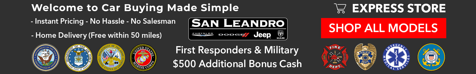 Express Store. Welcome to Car Buying Made Simple