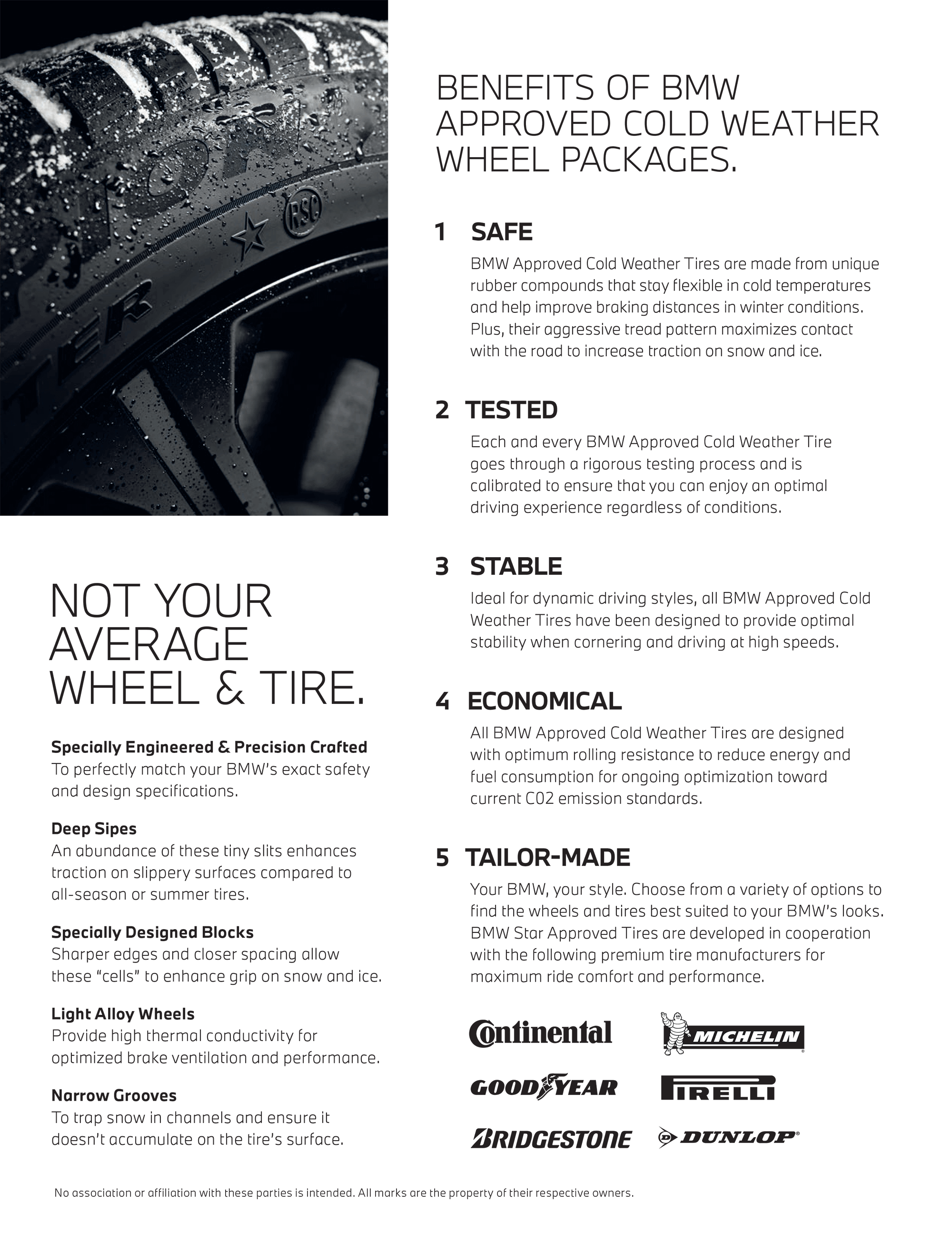 Tire And Wheel Packages Designed For Winter I Approved By Bavaria Bmw