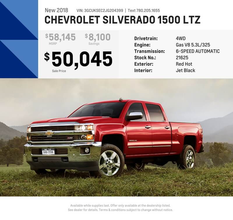 New 2018 Silverado LTZ – Red