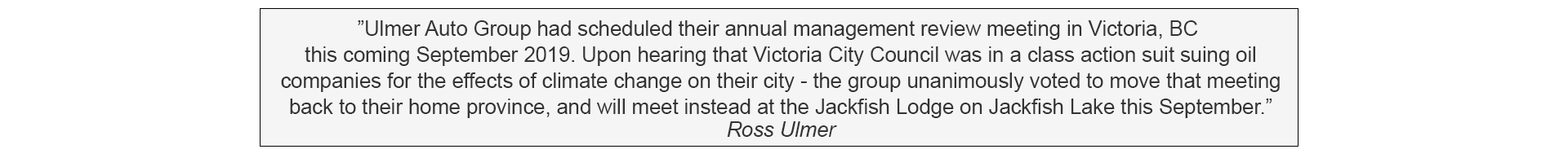 Ross Ulmer GM