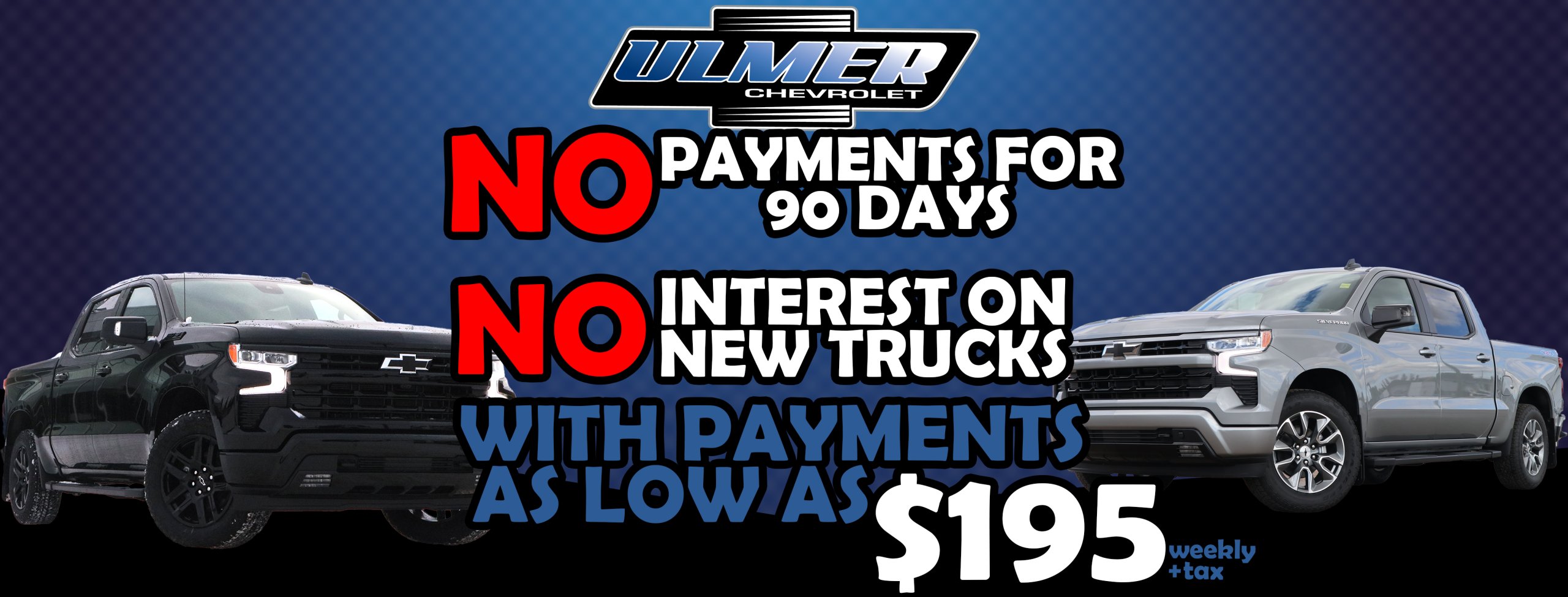 No Payments No Interest 195 a week BANNER FB