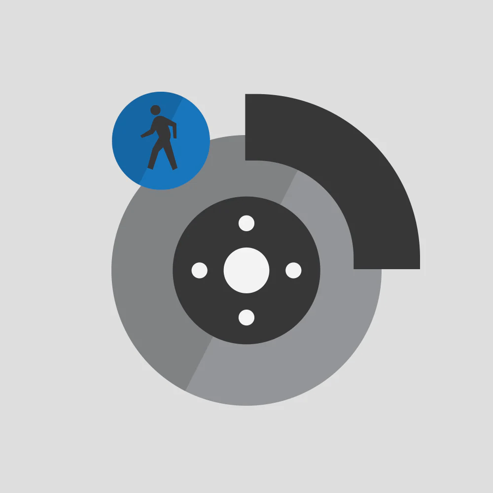 FRONT PEDESTRIAN BRAKING