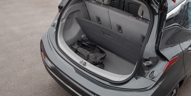 2021 Bolt EV Electric Car Cargo: Hidden Storage.