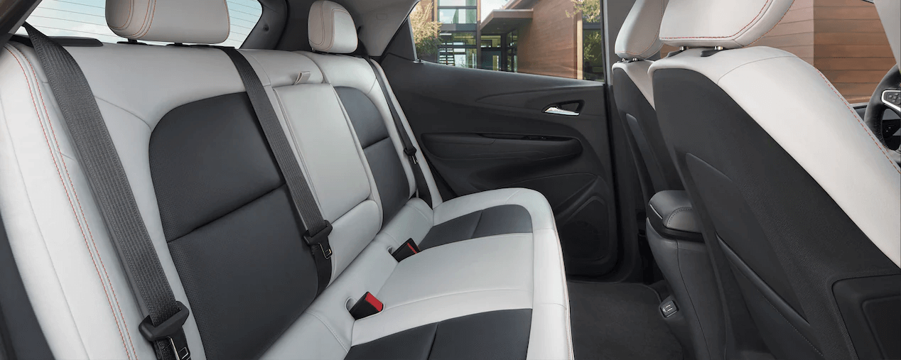 2021 Bolt EV Electric Car Design: Rear Seats.