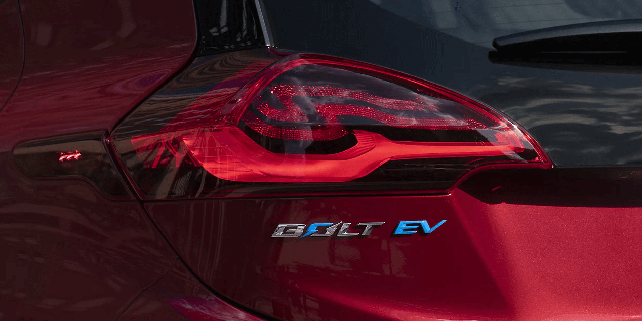 2021 Bolt EV Electric Car Exterior Photo: Tail Lamp.