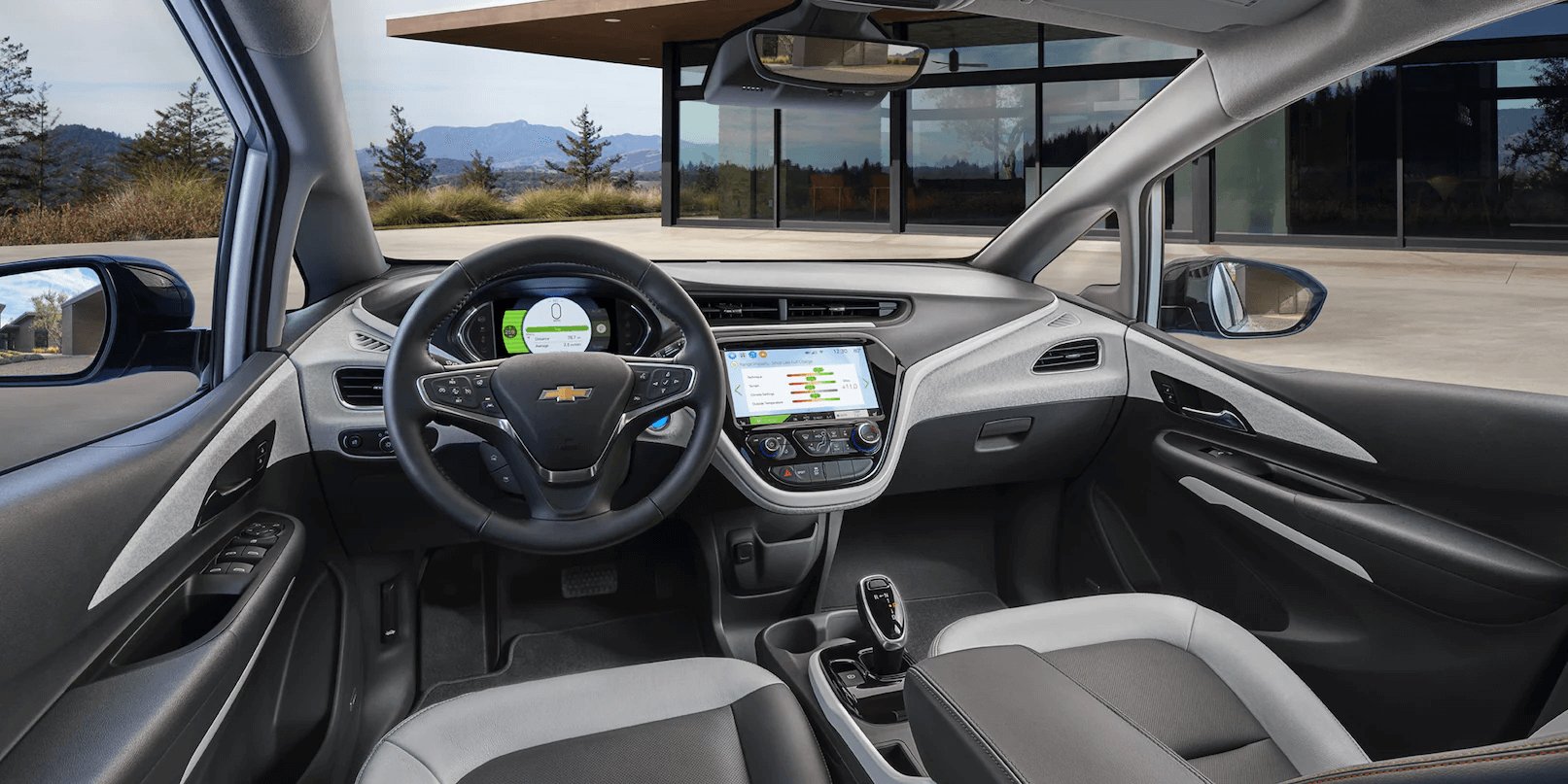 2021 Bolt EV Electric Car Interior Photo: Dashboard Daylight.