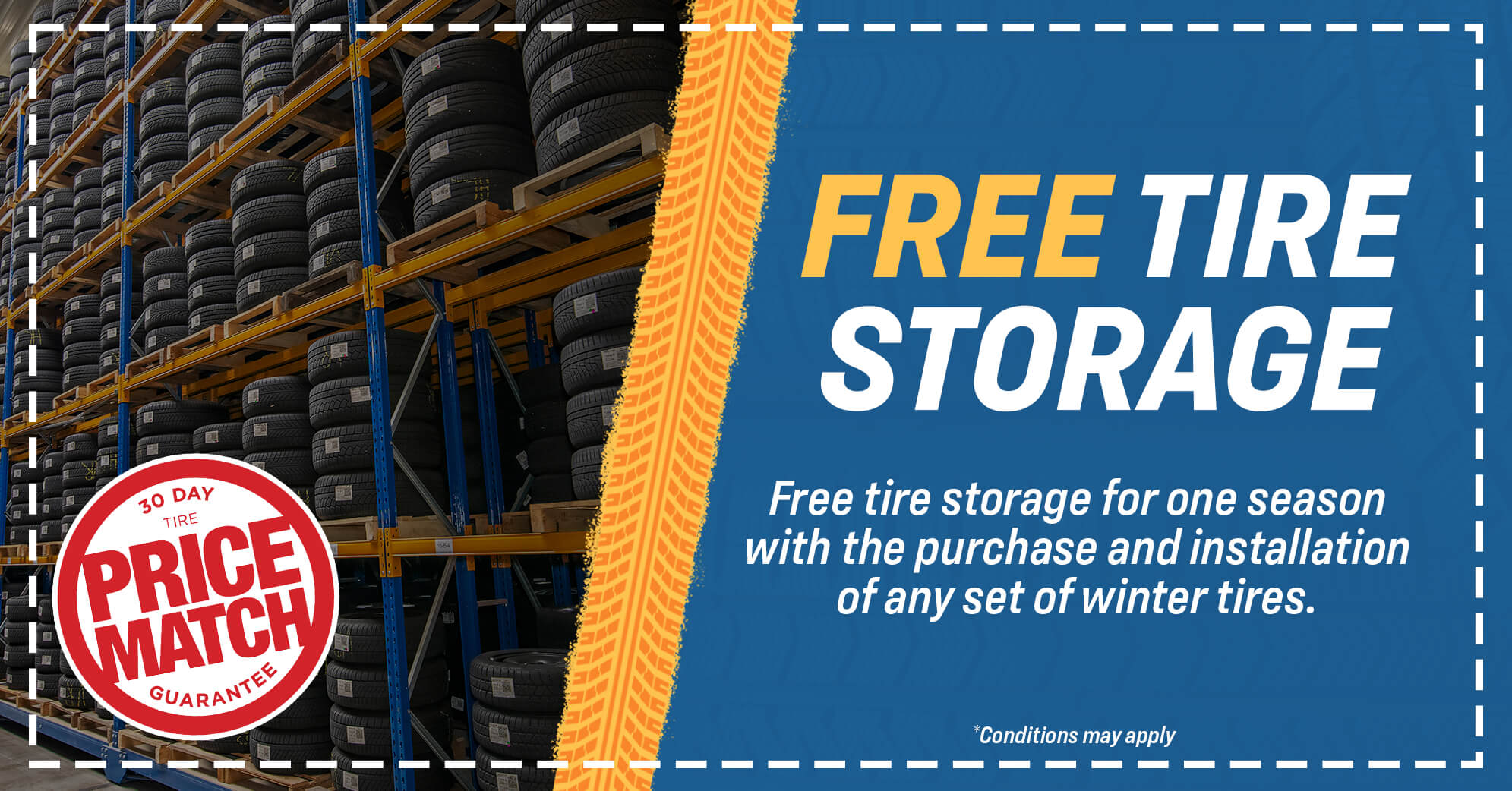 Free Tire Storage with Purchase and Installation!