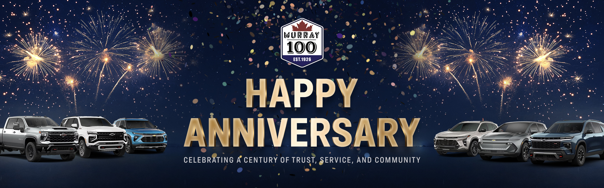 Murray 100 Happy Anniversary